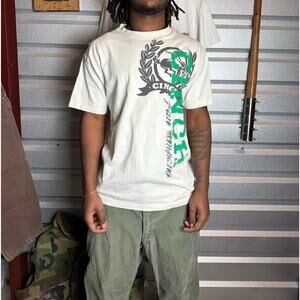 Cinch y2k green side hit T-shirt